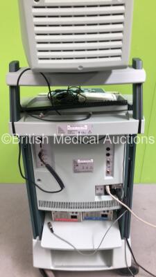 BK Medial 2101 Falcon Ultrasound Scanner *S/N 2001-1833944* with 2 x Sony UP-895MD Video Graphic Printer (Powers Up with Blank Screen) - 6