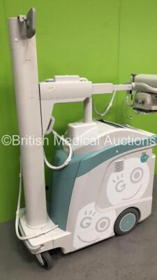 FujiFilm FCR GO 2 Portable Digital X-Ray System Model FCR-MB 201 (Powers Up with Key - Key Included) *S/N 07230028* **Mfd 2010** - 7