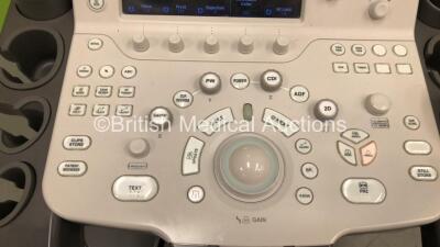 Toshiba Aplio 500 TUS-A500 Flat Screen Ultrasound Scanner *S/N T5A14Y2136* **Mfd 11/2014** Software Version - Unable to Boot with 2 x Transducers / Probes (PLT-704SBT *Mfd 10/2014* Some Damage to Cable / PVT-375BT *Mfd 01/2018* Slight Damage to Probe Head - 4