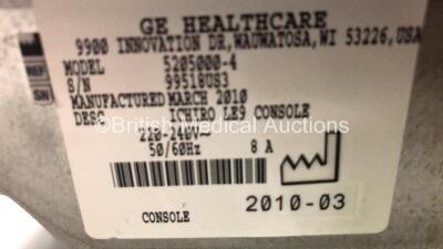 GE Logiq E9 Flat Screen Ultrasound Scanner Ref 5205000-4 Software Version R2.0.5 *Mfd 03 - 2010* with Sony Graphic Printer UP-D897 (Powers Up) *99518US3* - 8