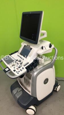 GE Logiq E9 Flat Screen Ultrasound Scanner Ref 5205000-4 Software Version R2.0.5 *Mfd 03 - 2010* with Sony Graphic Printer UP-D897 (Powers Up) *99270US1* - 4