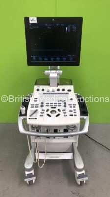 GE Vivid S6 Flat Screen Ultrasound Scanner H45041FT *S/N 4268VS6* **Mfd 11/2012** Application Software Version 12.2 System Software Version 7.0.11 with 1 x Transducer / Probe (M4S-RS Ref 5308251* **Mfd 10/2012**) and Sony UP-D897 Digital Graphic Printer (