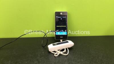 GE Vscan Extend Portable Ultrasound Scanner *Mfd - 12/2017* with Dual Ultrasound Transducer / Probe and Power Supply (Powers Up) *VH161307GF*