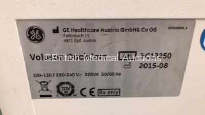 GE Voluson i Portable Ultrasound Scanner *S/N B05046* **Mfd 03/2014* Software Version CC200 (14.0.0.46) BT14 with 1 x Transducer / Probe (4C-RS Ref 5125386 *Mfd 02/2014*) on GE Voluson Dock Cart (Powers Up) - 8