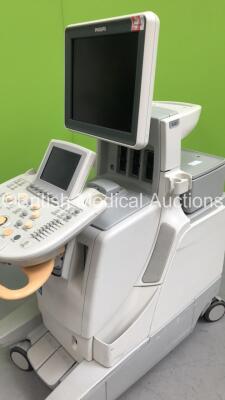 Philips iU22 Flat Screen Ultrasound Scanner *S/N 02L6WQ* **Mfd 03/2006** with Sony UP-D895MD Digital Graphic Printer (Powers Up, HDD REMOVED) - 4