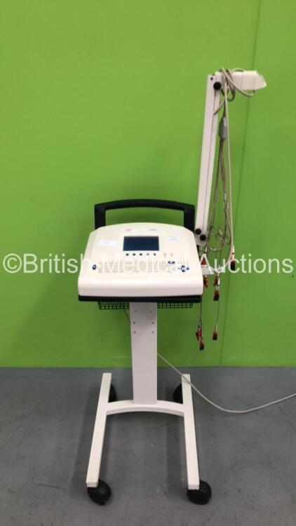 Seca CT8000P ECG Machine on Stand with 10 Lead ECG Leads (Powers Up) *S/N 21175*