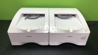 2 x Sony Digital Color Printers UP-DR80MD (Both Power Up)