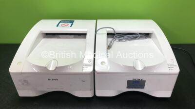 2 x Sony Digital Color Printers UP-DR80MD (Both Power Up)