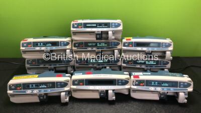 10 x Cardinal Health Alaris GS Syringe Pumps (7 x Power Up, 3 x Draw Power Do Not Power Up, 3 x Require Service) *SN 800107701 \ 800107821 / NA / 800117262 / 80013UN00 / 80013UN01 / 800105431 / 80013UN01 / 800103558 / 800102026*