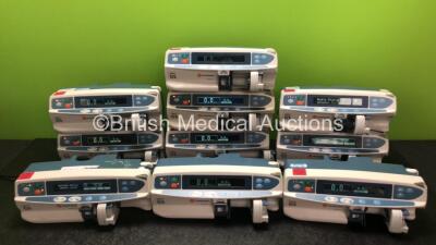 10 x CareFusion Alaris GS Syringe Pumps (All Power Up, 2 x Require Service, 1 x AS3 Code) *SN 800102178 / 800103696 / 800113704 / 800107839 / 800107430 / 800109853 / 800102196 / 800107966 / 800102179 / 800009815*