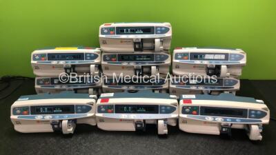 10 x CareFusion Alaris GS Syringe Pumps (9 x Power Up, 4 x Require Service, 1 x Draws Power Does Not Power Up) *SN 800102182 / 800107974 / 800107258 / 800102892 / 800107122 / 800113004 / 800103525 / 800113705 / 800103610 / 800103249*