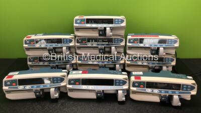 10 x Cardinal Health Alaris GH Syringe Pumps (All Power Up, 2 x Require Service, 1 x SP2 Code) *SN 800259972 / 800289083 / 800289085 / 800289086 / 800242334 / 800289476 / 800257680 / 800289079 / 800256840 / 800289293*