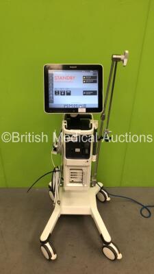 Maquet Servo U Ventilator Ref 6694800 System Version 4.2 System Software Version 4.2.0.6f6f03fb - Total Operating Time 59046 Hours Total Ventilator Hours 22369 with Hoses (Powers Up) *S/N 20185 *