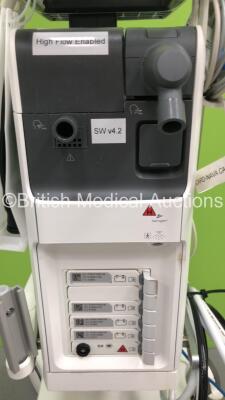 Maquet Servo U Ventilator Ref 6694800 System Version 4.2 System Software Version 4.2.0.6f6f03fb - Total Operating Time 60793 Hours Total Ventilator Hours 23299 with Hoses (Powers Up) *S/N 20181 * - 3