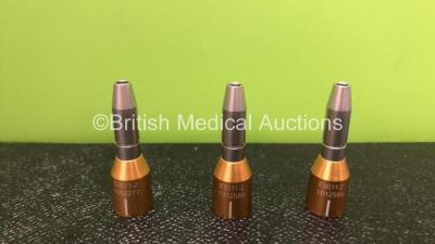 3 x Linvatec ConMed E9011-2 Long Bur Guards for E9010 Drill