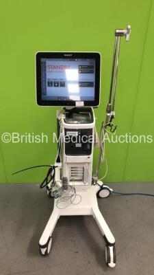 Maquet Servo U Ventilator Ref 6694800 System Version 4.2 System Software Version 4.2.0.6f6f03fb - Total Operating Time 64396 Hours Total Ventilator Hours 25846 with Hoses (Powers Up) *S/N 20184*