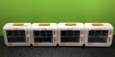 4 x Philips VS3 Suresigns Patient Monitors (All Power Up) *SN CN23145636 /