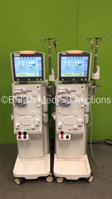 2 x Nipro Corporation Surdial X Dialysis Machines Version 1.506 with Hoses (Both Power Up) *Mfd 2017 / 2018*