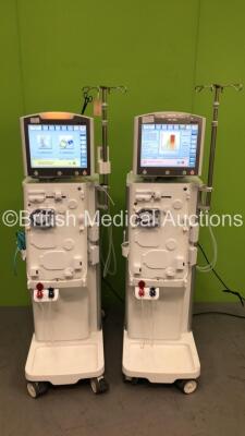 2 x Nipro Corporation Surdial X Dialysis Machines Version 1.506 with Hoses (Both Power Up) *Mfd 2017 / 2018*