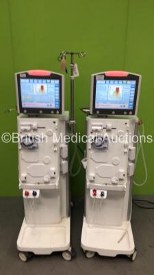 2 x Nipro Corporation Surdial X Dialysis Machines Version 1.506 with Hoses (Both Power Up) *Mfd 2017*