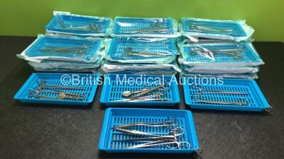 25 x Small Trays of Surgical Instruments