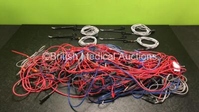 4 x ERBE BiClamp 200C Electrosurgical/Diathermy Scissor Handpieces and Various Electrosurgical/Diathermy Cables