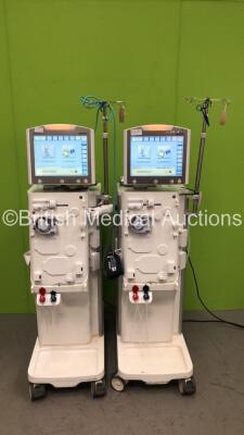 2 x Nipro Corporation Surdial X Dialysis Machines Version 1.506 with Hoses (Both Power Up) *Mfd 2017*