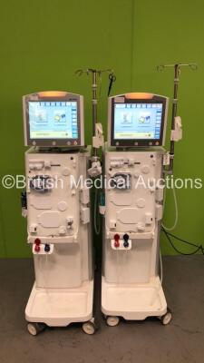 2 x Nipro Corporation Surdial X Dialysis Machines Version 1.506 with Hoses (Both Power Up) *Mfd 2017/ 2018*