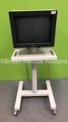 Philips C-Arm Monitor on Stand (Powers Up)