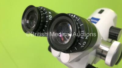 Carl Zeiss OPMI 1-FC Colposcope on Stand with f170 Binoculars, 2 x 10x Eyepieces and f250 Lens (Powers Up with Good Bulb) - 4