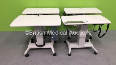 4 x Electric Ophthalmic Tables *S/N 20150027312417 / 2010027309148 / 2009007607967 / 20110027309930 * *FOR EXPORT OUT OF THE UK ONLY*