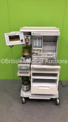 Datex-Ohmeda Aestiva/5 Anaesthesia Machine with Aestiva 7900 SmartVent *Software Version 4.8 PSVPro* with GE Carescape Monitor B650 , Absorber, Bellows, Oxygen Mixer and Hoses (Powers Up) *AMRL00740*