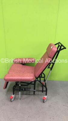 G & J Logistics Reclining Patient Chair on Wheels