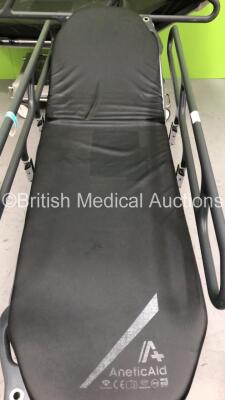 2 x Anetic Aid QA3 Hydraulic Patient Trolleys (Hydraulics Tested Working) - 3