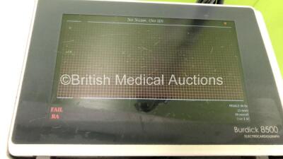 Cardiac Science Burdick 8500 Electrocardiograph with 10 Lead ECG Leads (Powers Up) - 3