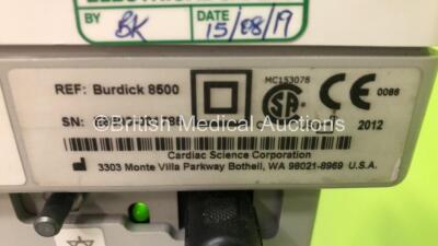 Cardiac Science Burdick 8500 Electrocardiograph with 10 Lead ECG Leads (Powers Up) - 5