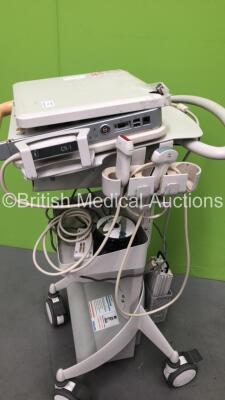 Philips CX50 Diagnostic Ultrasound System *Mfd 2010-10* with 2 x Transducer / Probes (C5-1 and L12-3) (HDD Removed and Damage to Casing - See Photos) *SGO1001027* - 6