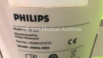 Philips CX50 Diagnostic Ultrasound System *Mfd 2010-10* with 2 x Transducer / Probes (C5-1 and L12-3) (HDD Removed and Damage to Casing - See Photos) *SGO1001027* - 7