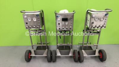 3 x MPU300 Gas Cylinder Trolleys