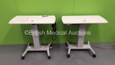 2 x TopCon Ophthalmic Tables (1 x Damaged) *S/N 20090007607846*