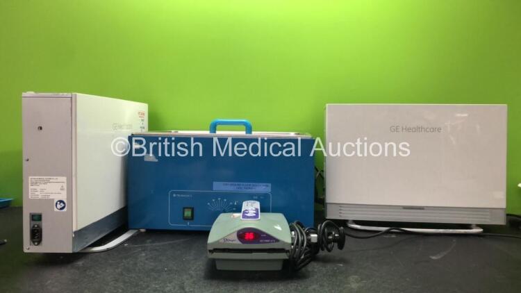 Mixed Lot Including 2 x GE Detector Bins (Both Power Up) 1 x Promedics Warming Unit (No Power) 1 x 3M Ranger Blood Warming Unit (Powers Up with Cracked Casing-See Photo)