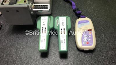 Mixed Lot Including 1 x Anglia Scientific Cassmark II Unit (No Power) 2 x Kamplex PA2 Pediatric Audiometers (1 Powers Up, 1 No Power) Approximately 50 x Cheetah Sensors *All Out of Date* *SN 8903111, 4525, 3419* - 2