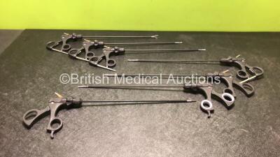 7 x 5mm Laparoscopic 5mm Instruments with Graspers