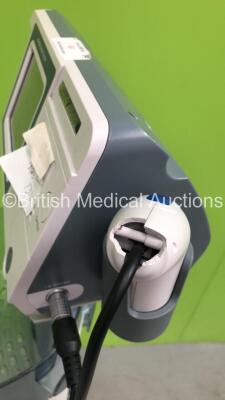 Mediwatch MD-6000 Bladder Scanner Version 1.1 on Stand with 1 x Transducer/Probe (Powers Up-Damage to Probe Handle-See Photo) - 3