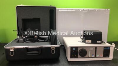 Mixed Lot Including 1 x Alcon Ref 8065751050 Laser Indirect Ophthalmoscope in Carry Case, 1 x Light Box (Powers Up) 1 x Magstim 200 Neuromonitoring-System (No Power) *SN 0903115805X, 1302913904X, 10442, 19990344K*