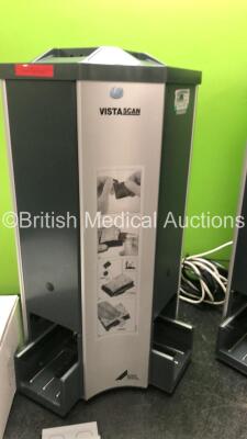 2 x Durr Dental Vista Scan with 2 x AC Power Supplies and Large Quantity of Vista Scan Light Protection Covers (Both Power Up) - 4