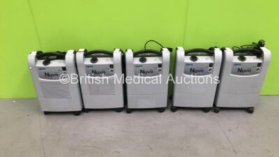 5 x Nidek Medical Nuvo Lite 3 Mark 5 Oxygen Concentrators (All Power Up)