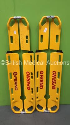 2 x Ferno Scoop 65 EXL Scoop Stretchers - Missing Pins - See Pictures*S/N N/A*