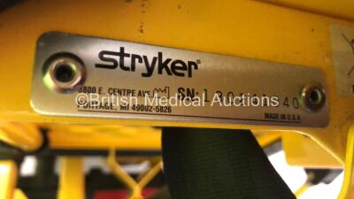 Stryker Power Pro TL Ambulance Stretcher Ref 6650 with Mattress and Battery (Power Up with Donor Battery - Flat Battery Included) *S/N 130241040* - 5