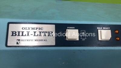 2 x Olympic Bili-Lite's on Stands (Both Not Power Tested Due to 3 Pin Power Supply) - 2